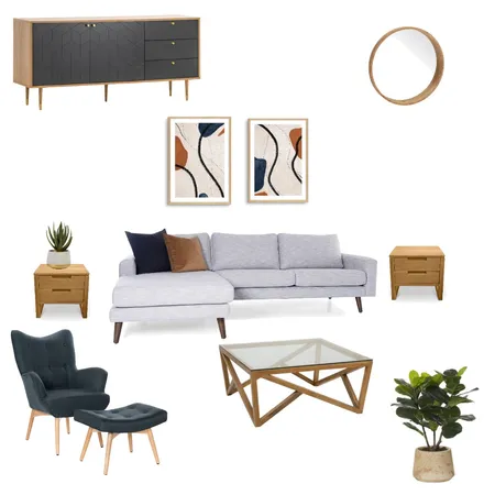 Mid-Century Modern Interior Design Mood Board by sherrildrew on Style Sourcebook