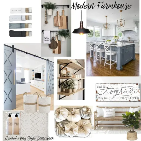 Modern Farmhouse Interior Design Mood Board by Ritu K on Style Sourcebook