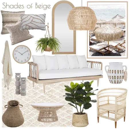 Shades of Beige Interior Design Mood Board by jemlisette on Style Sourcebook