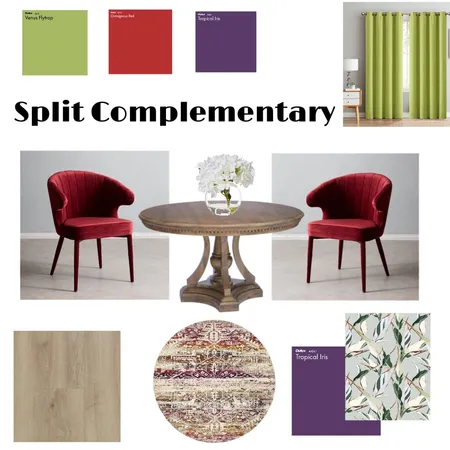 Split Complementary Interior Design Mood Board by Mary Helen Uplifting Designs on Style Sourcebook