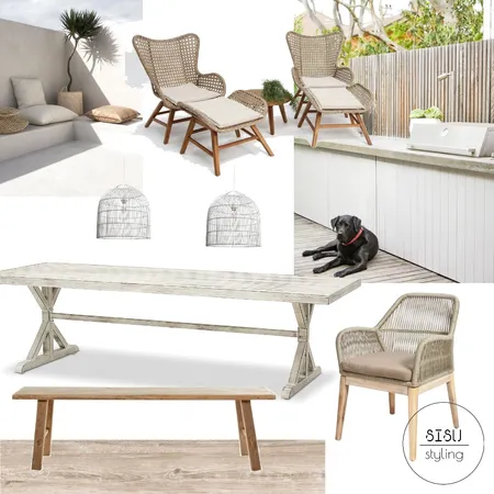 Coastal patio Interior Design Mood Board by Sisu Styling on Style Sourcebook