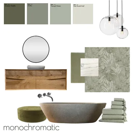 Monochromatic Interior Design Mood Board by Evelyn Lee on Style Sourcebook