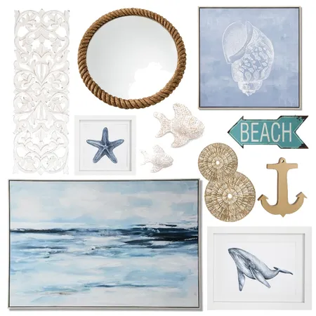 3M coastal Interior Design Mood Board by Thediydecorator on Style Sourcebook