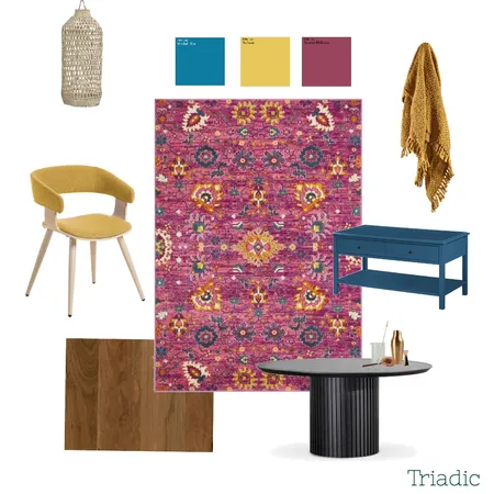 Triadic Interior Design Mood Board by TL on Style Sourcebook