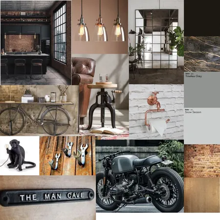 industrial Interior Design Mood Board by Keshiaadele on Style Sourcebook