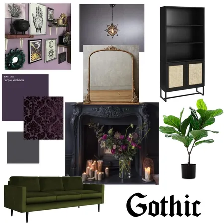 Gothic Design Interior Design Mood Board by smandula on Style Sourcebook