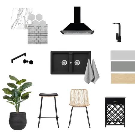 Kitchen - Black Interior Design Mood Board by itssara85 on Style Sourcebook