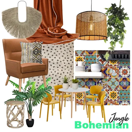 Jungle Bohemian Interior Design Mood Board by CandiceLocklee on Style Sourcebook