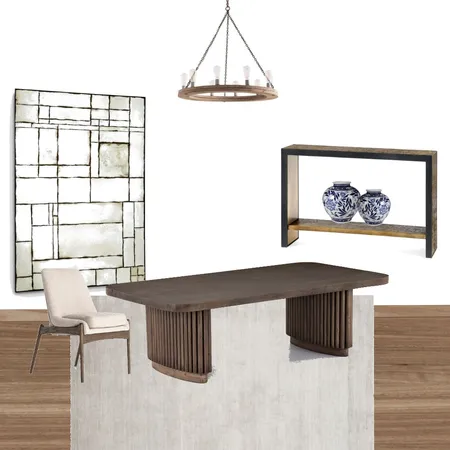 Modern Boho Dining Room Interior Design Mood Board by Farida Nassar Interiors on Style Sourcebook
