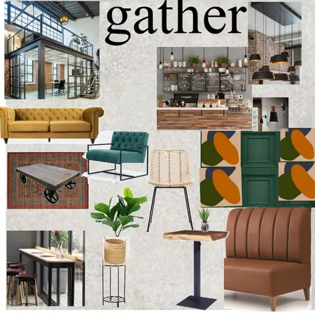 Gather Cafe Interior Design Mood Board by Alinane1 on Style Sourcebook