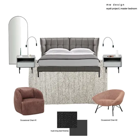 Master Bedroom options 1 and 2 Interior Design Mood Board by Henry Weir on Style Sourcebook
