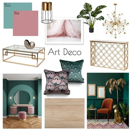 Art Deco Interior Design Mood Board by Rebecca Trenerry on Style Sourcebook