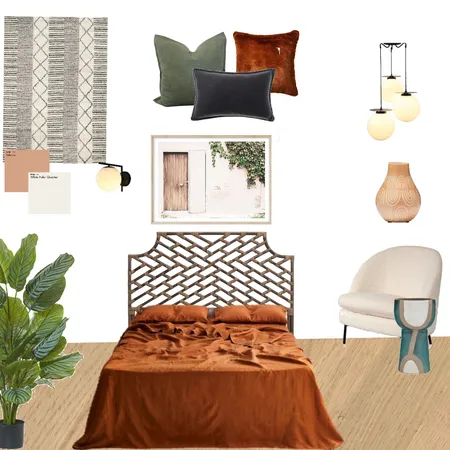 rustic bedroom Interior Design Mood Board by JADE & SAGE on Style Sourcebook