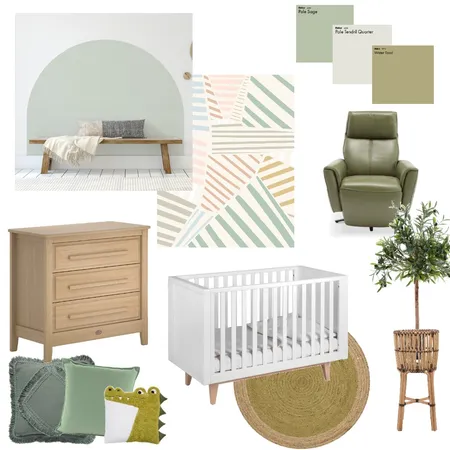 Sage Nursery Interior Design Mood Board by staceymborg92 on Style Sourcebook