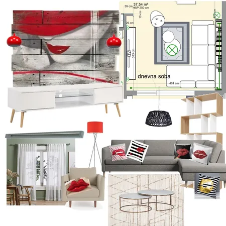 diplomski - dnevna soba1 Interior Design Mood Board by biljancica on Style Sourcebook