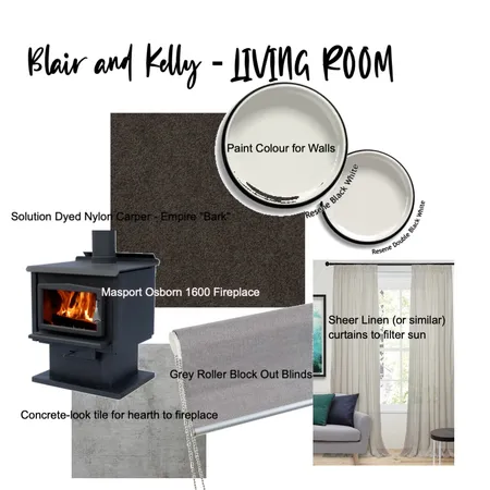 Blair & Kelly - Living Room Interior Design Mood Board by fleurwalker on Style Sourcebook