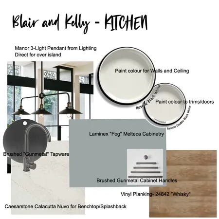 Blair & Kelly - Kitchen Interior Design Mood Board by fleurwalker on Style Sourcebook