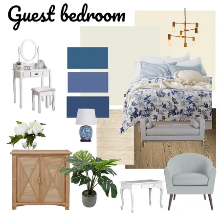 Guest bedroom Interior Design Mood Board by Larissabo on Style Sourcebook
