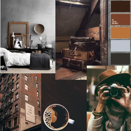 Warm Feels - Industrial Interior Design Mood Board by emydesiree on Style Sourcebook