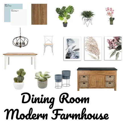 Dining Room Modern Farmhouse Interior Design Mood Board by jmccanne on Style Sourcebook