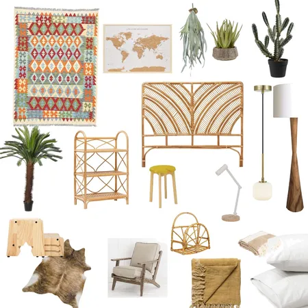 primal bedroom Interior Design Mood Board by Jooo on Style Sourcebook