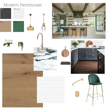 Modern Farmhouse Interior Design Mood Board by NikiMoon on Style Sourcebook