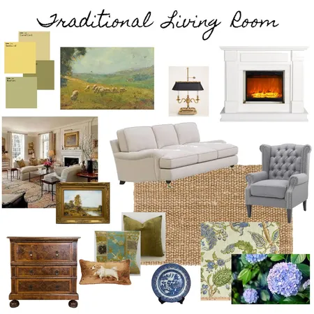 Traditional Living Room (3) Interior Design Mood Board by Dana Nachshon on Style Sourcebook