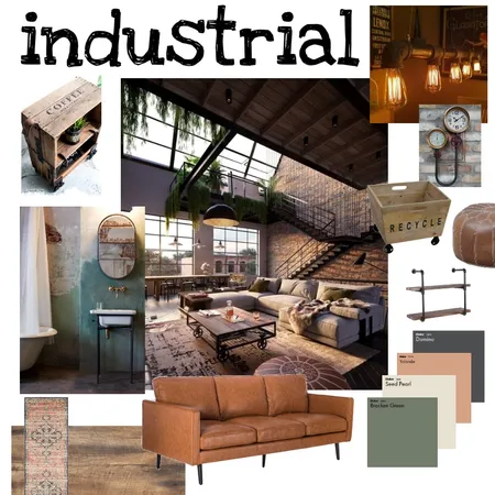 IDI Industrial assignment Interior Design Mood Board by Styled By Leigh on Style Sourcebook