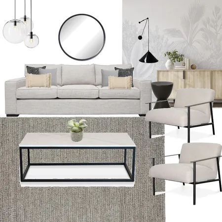 LIVING ROOM - BLACK Interior Design Mood Board by Dorothea Jones on Style Sourcebook