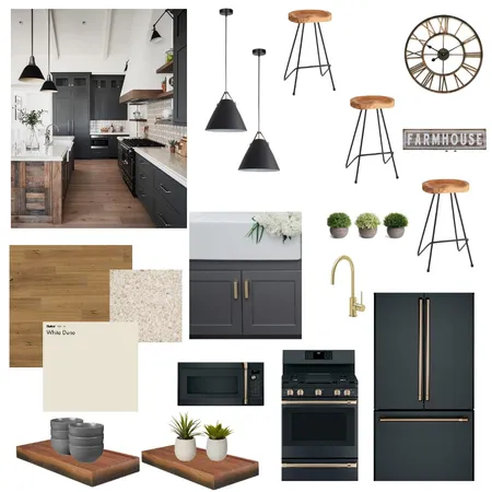 FARMHOUSE KITCHEN Interior Design Mood Board by mjolichene on Style Sourcebook