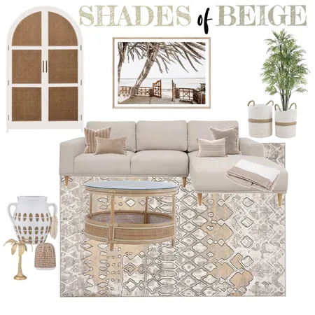 Shades of Beige Interior Design Mood Board by Manea Interior Design & Styling on Style Sourcebook