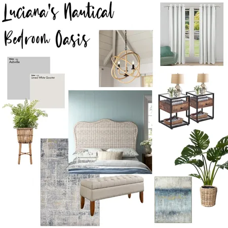 Luciana's Nautical Bedroom Interior Design Mood Board by SydneyFranke on Style Sourcebook