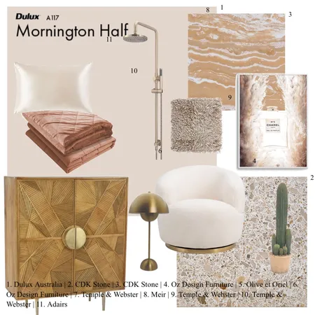 Peach & Pink Interior Design Mood Board by Sian Sampey on Style Sourcebook