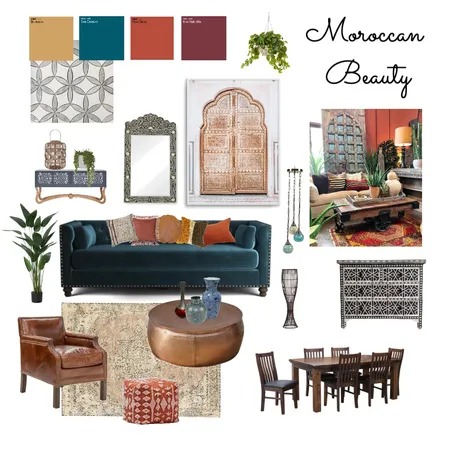 Moroccan Style2 Interior Design Mood Board by anita.garciazamb on Style Sourcebook