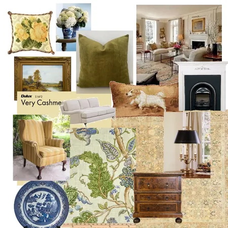 Traditional Living Room - Draft Interior Design Mood Board by Dana Nachshon on Style Sourcebook