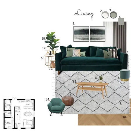 Living Room Interior Design Mood Board by Mgj_interiors on Style Sourcebook