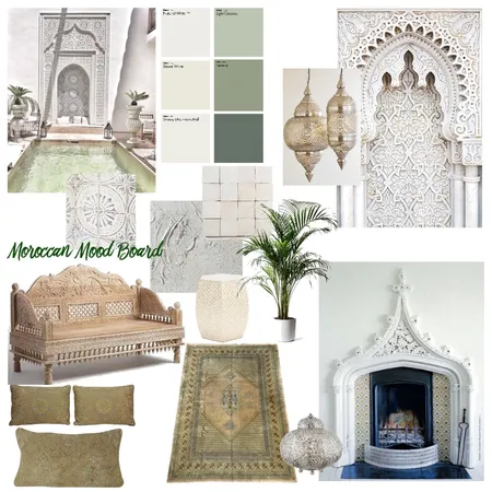 Tranquil Moroccan Interior Design Mood Board by Alexandria Zamora on Style Sourcebook