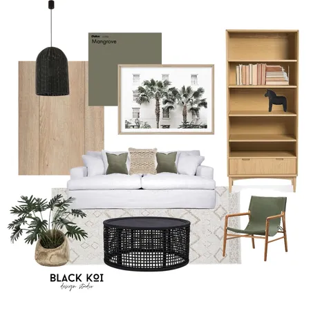 Lounge Interior Design Mood Board by Black Koi Design Studio on Style Sourcebook