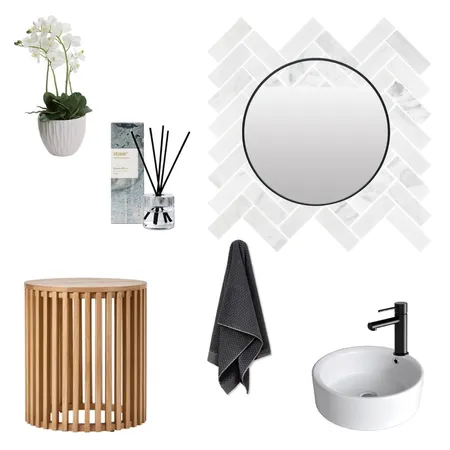 Powder Room Interior Design Mood Board by Juliahubble on Style Sourcebook