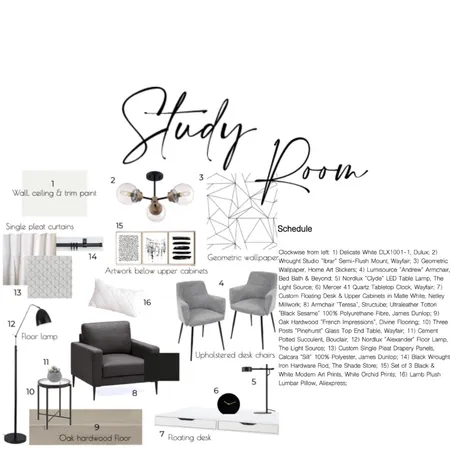 Portfolio-study rm Interior Design Mood Board by KJ on Style Sourcebook