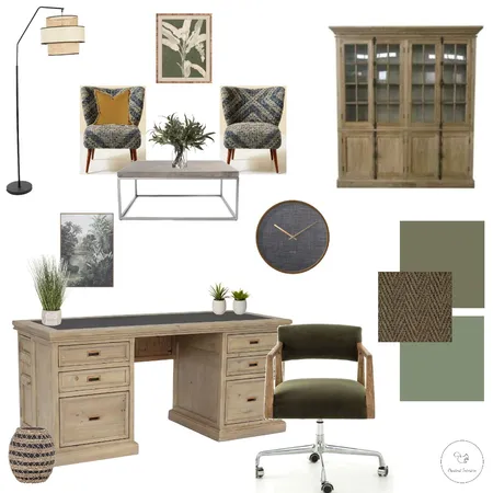 Alpine Office Interior Design Mood Board by Chestnut Interior Design on Style Sourcebook