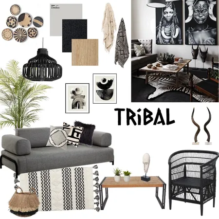 Tribal Interior Design Mood Board by Radhika Meghe Singh on Style Sourcebook