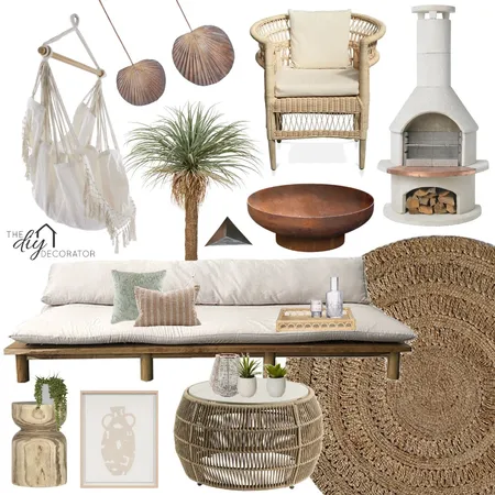 natural outdoor living Interior Design Mood Board by Thediydecorator on Style Sourcebook