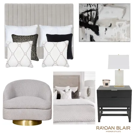 Master Bedroom Interior Design Mood Board by RAYDAN BLAIR on Style Sourcebook