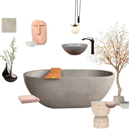 Wabi Sabi Bathroom Interior Design Mood Board by Noemi on Style Sourcebook