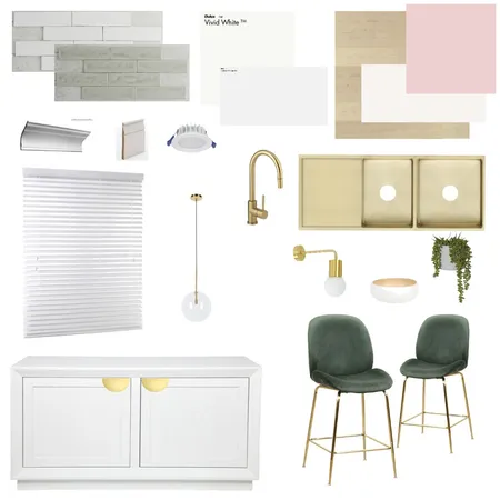 Module 9 - Kitchen Sample Board Interior Design Mood Board by KrystalP on Style Sourcebook