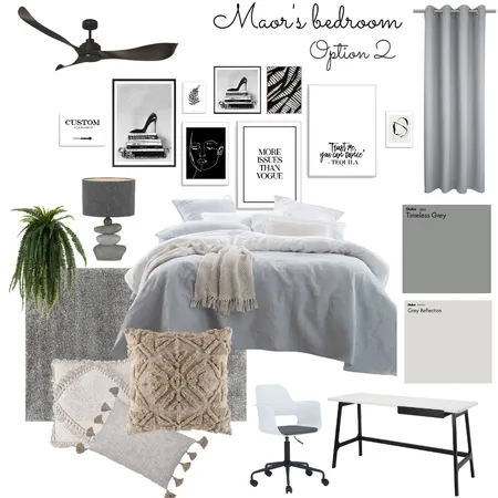 משפחת סגס: חדר של מאור: אופציה 2 Interior Design Mood Board by Marin-a on Style Sourcebook