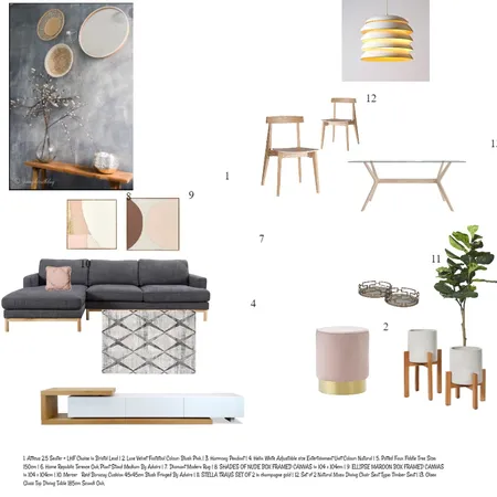 Zee's Living Interior Design Mood Board by Hloni Makuluma on Style Sourcebook