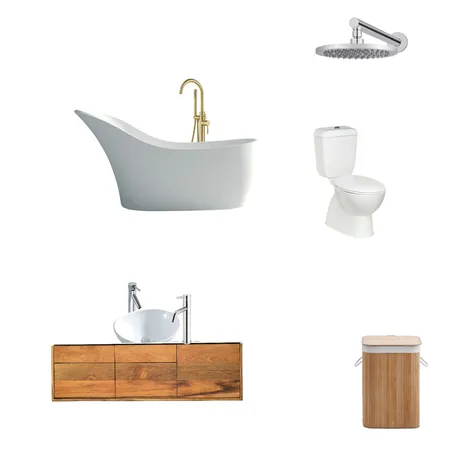 Primary Bath Interior Design Mood Board by lnimeth on Style Sourcebook