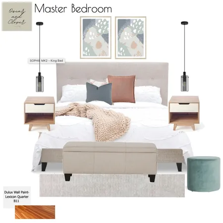 Kimber Project - Master Bedroom Interior Design Mood Board by oscarandcloverinteriors on Style Sourcebook